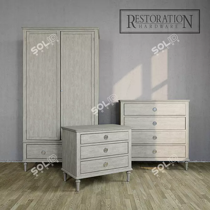 Restoration Hardware Maison Collection: Elegant Home Furniture 3D model image 1