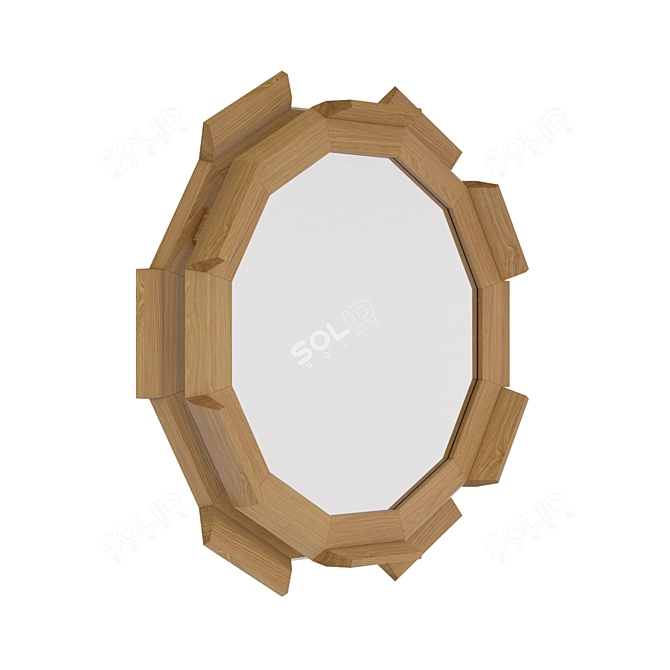 Reflective Beauty Mirror 3D model image 1