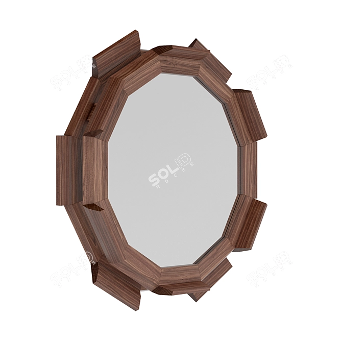 Reflective Beauty Mirror 3D model image 3