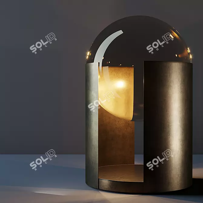 Elegant Softwing Table Lamp 3D model image 1