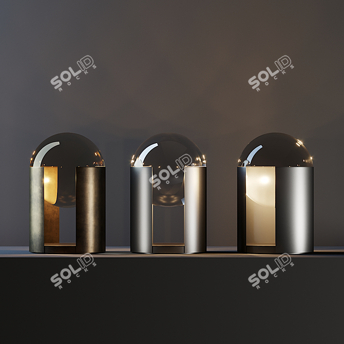 Elegant Softwing Table Lamp 3D model image 2