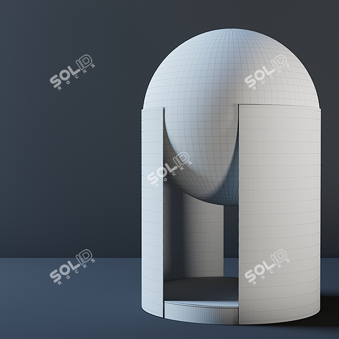 Elegant Softwing Table Lamp 3D model image 3