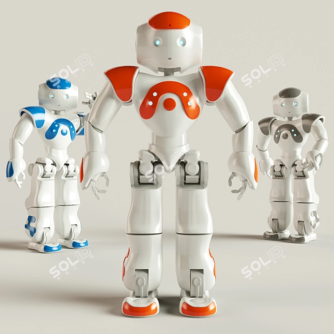 Advanced NAO Next Gen Robot 3D model image 1