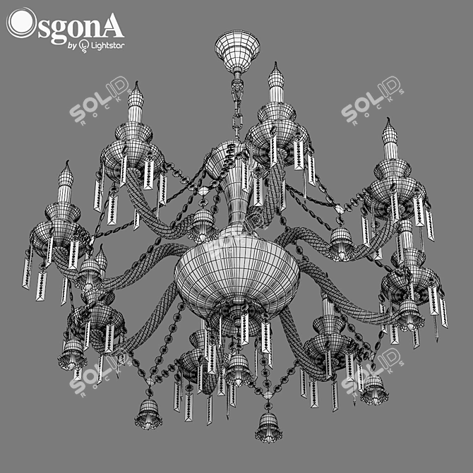 Campana Osgona Pendant Chandelier 3D model image 3