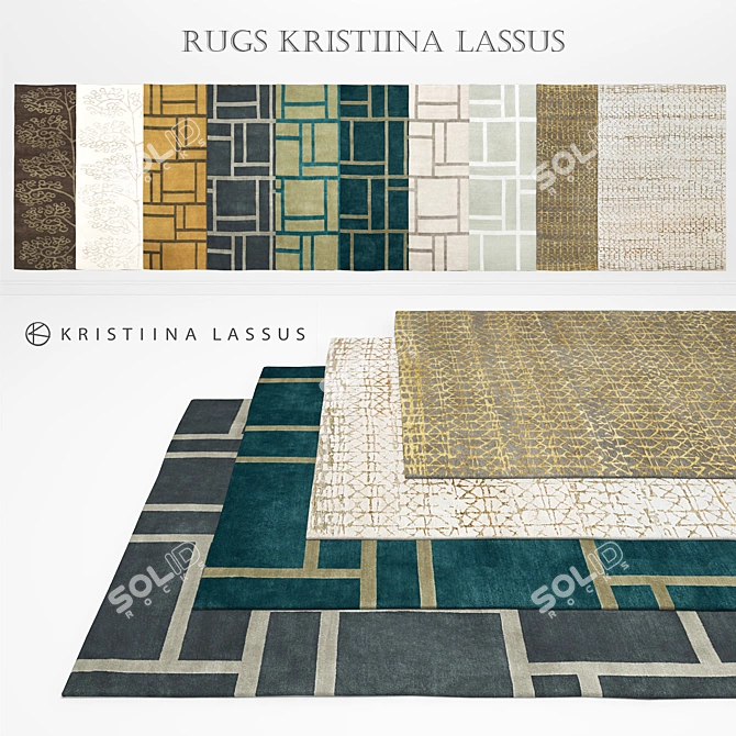 Loomed Rugs Collection: Kristiina Lassus 3D model image 1