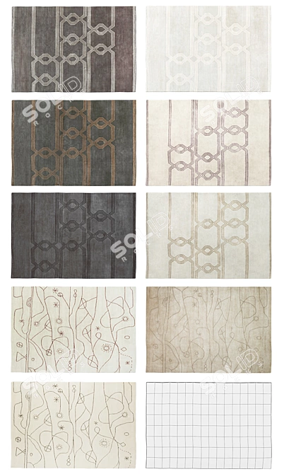 Koy Rugs Collection: Part 5 3D model image 3