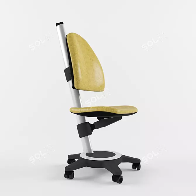 Comfy Kids Chair 3D model image 1