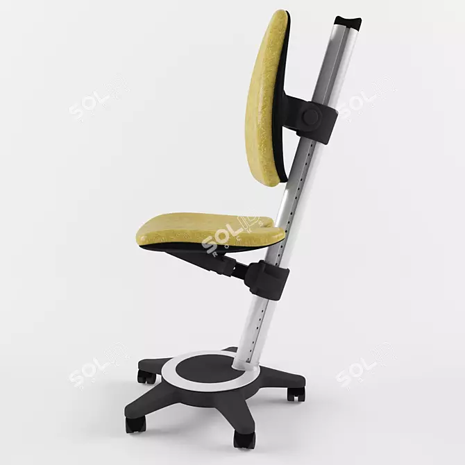 Comfy Kids Chair 3D model image 3