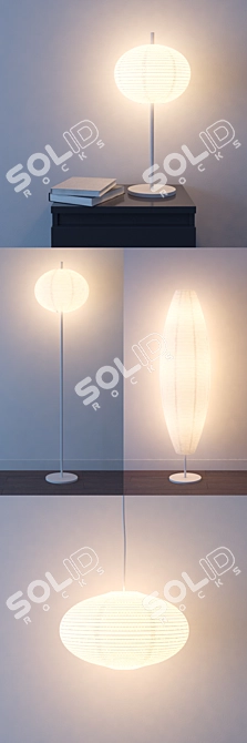 Sleek Light Set for IKEA Sollefteo 3D model image 2