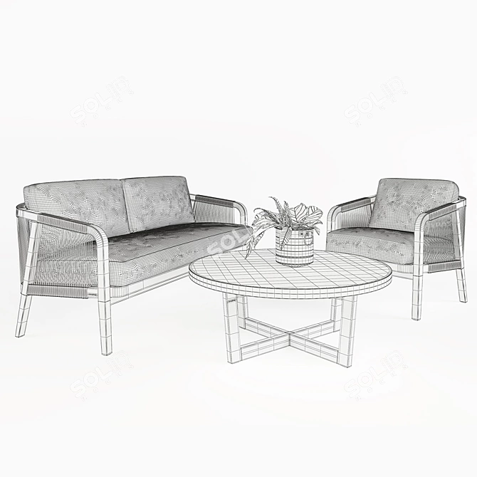 St Joseph Outdoor Furniture Collection 3D model image 3