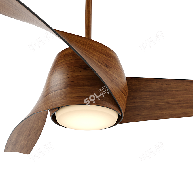 BreezeMaker Ceiling Fan 3D model image 2