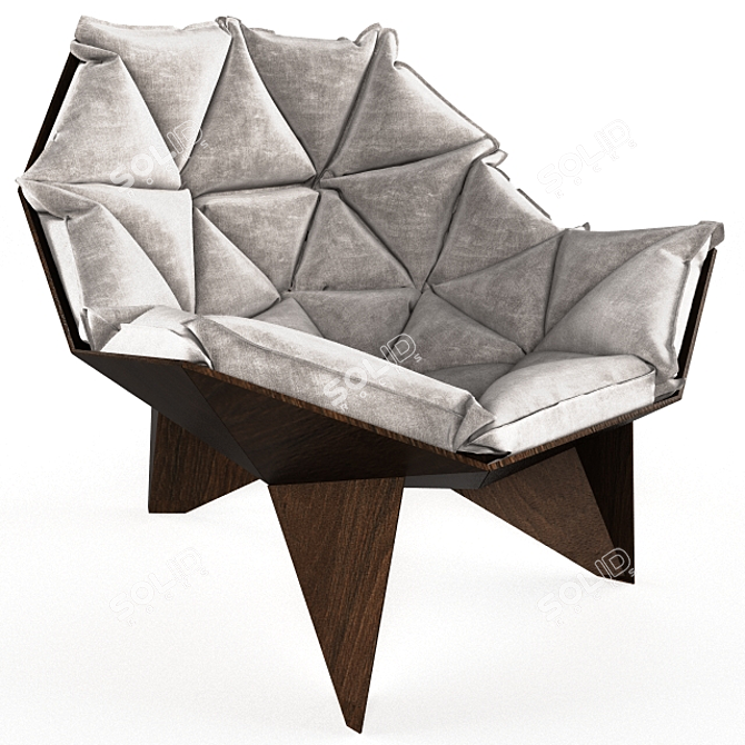 Modern Comfort Lounge Chair 3D model image 1