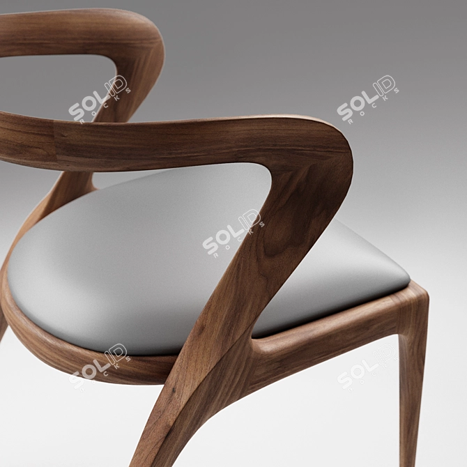 Elegant Salma Chair by Camus 3D model image 2