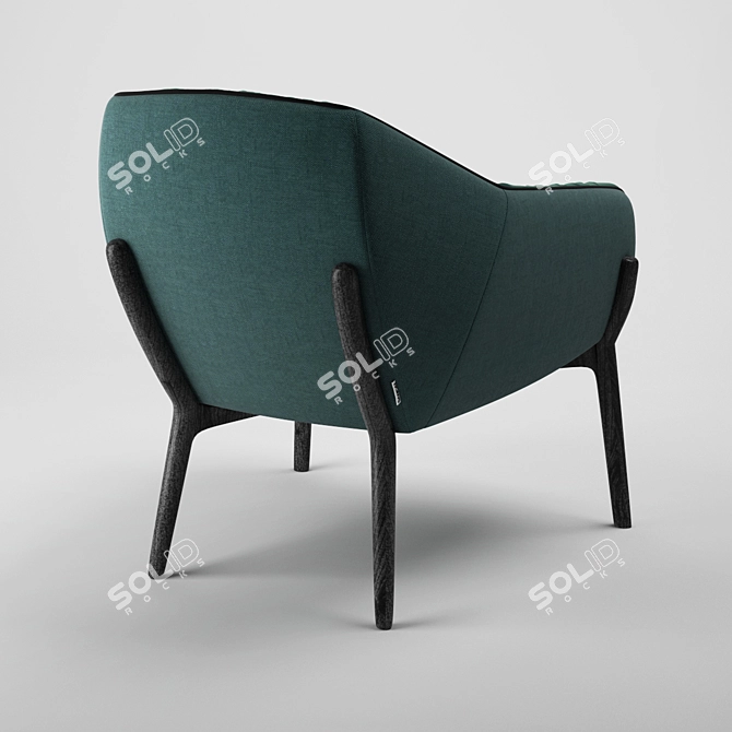 Nido Chair by Sancal: Sleek and Stylish Seating 3D model image 3