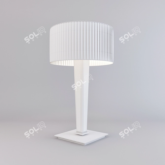 Vintage Style Snooker Table Lamp 3D model image 2