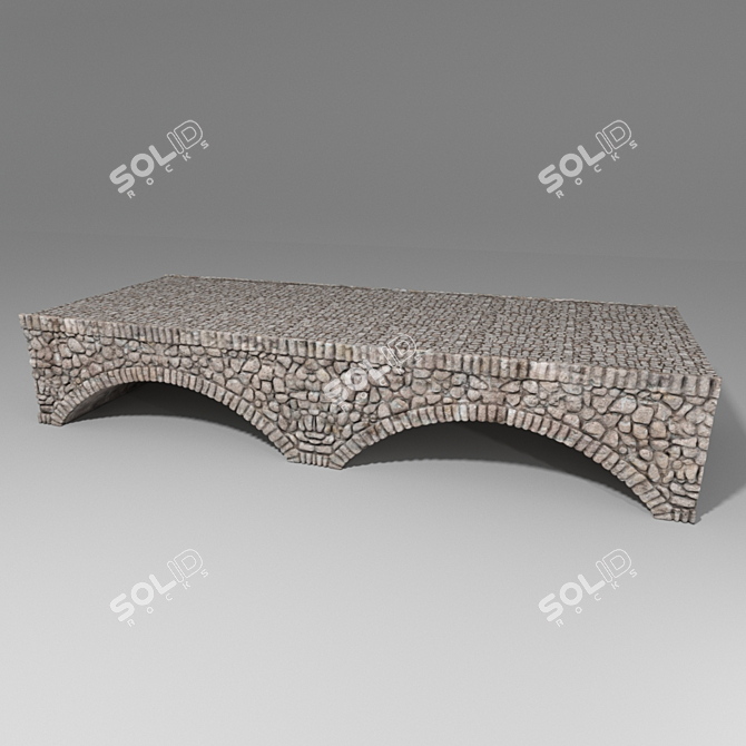 Stone Bridge 3D model image 1