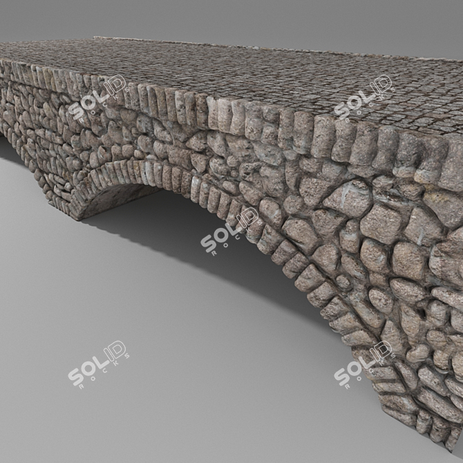 Stone Bridge 3D model image 2