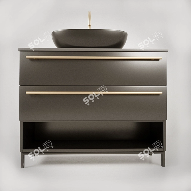 Sleek Spa Collection: Bathroom Bliss 3D model image 1