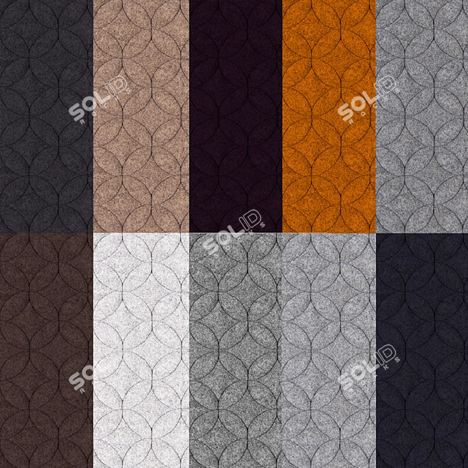 3D Geodesia - Set of 10 Textiles by Decobel 3D model image 2