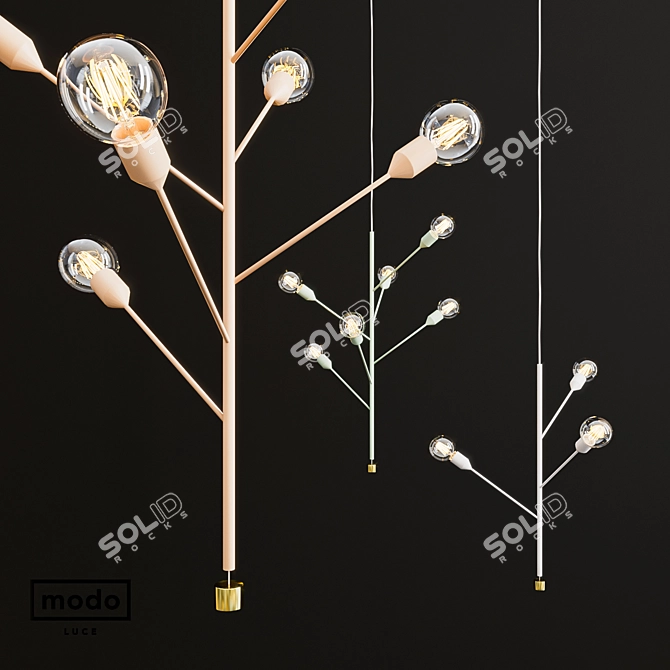 Baobab Pendant: Modern Elegance for Every Space 3D model image 1