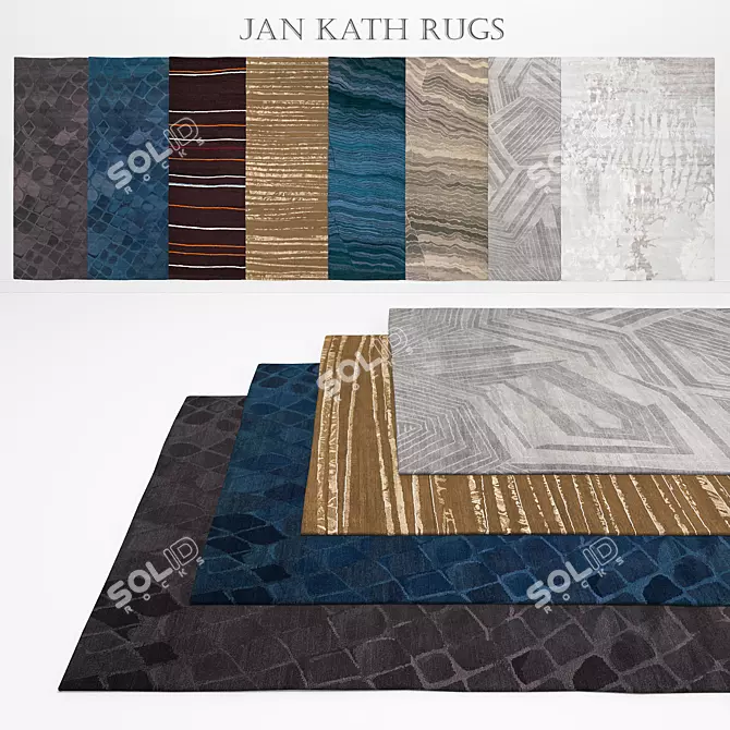 Origins Collection: Jan Kath Rugs 3D model image 1