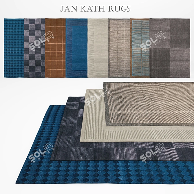 Conceptual Jan Kath Rugs Collection 3D model image 1