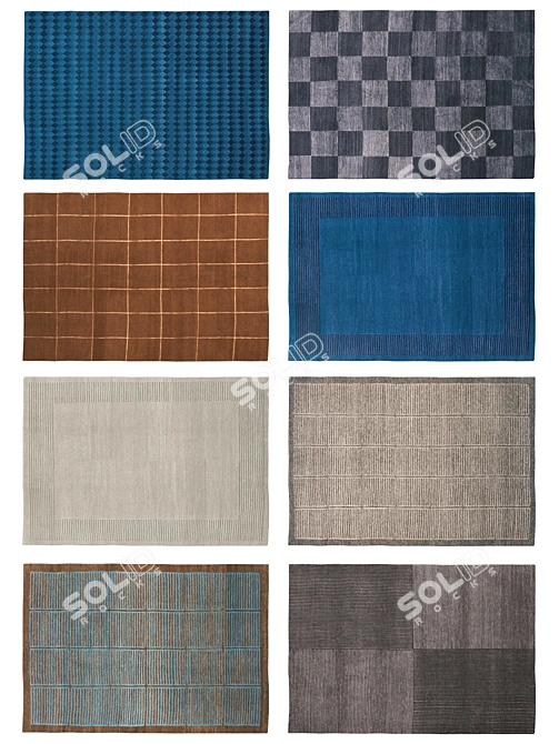 Conceptual Jan Kath Rugs Collection 3D model image 2