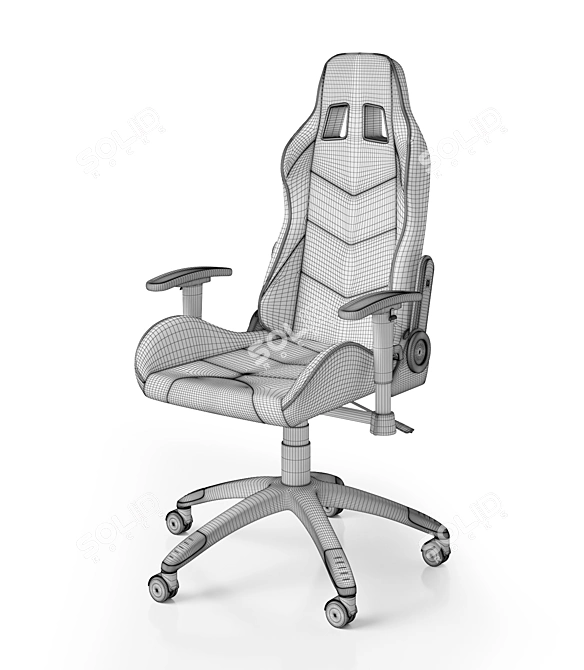 ErgoPro Office Chair 3D model image 3