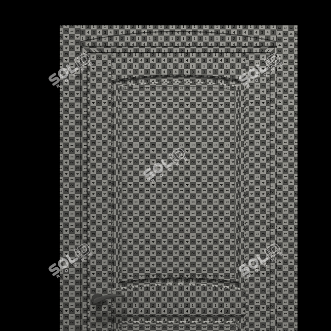 Elegant Adoor Doors (2017) - Versatile & Stylish 3D model image 2