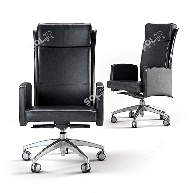 ComfortPlus Boss Chair 3D model image 1