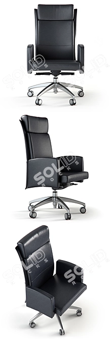 ComfortPlus Boss Chair 3D model image 2