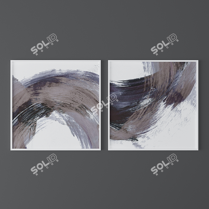 Abstract Print Set by MinimalInstant 3D model image 1