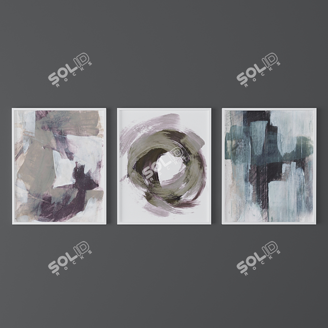 Abstract Print Set by MinimalInstant 3D model image 3