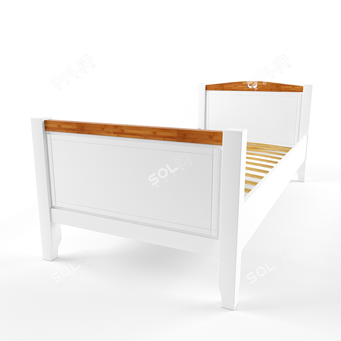 Modern Baby Bed by Sosno Meble: Rocca Collection 3D model image 1