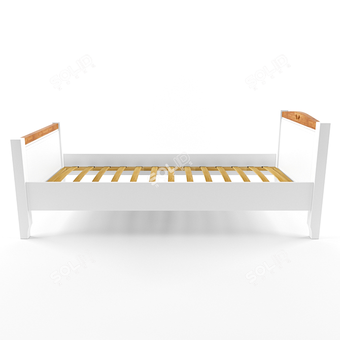 Modern Baby Bed by Sosno Meble: Rocca Collection 3D model image 3