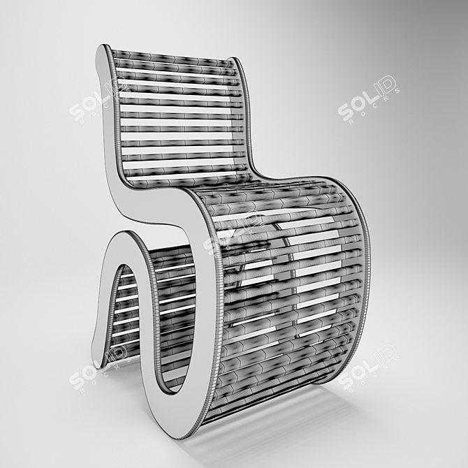 ErgoMax Chair: Premium Design & Comfort 3D model image 3