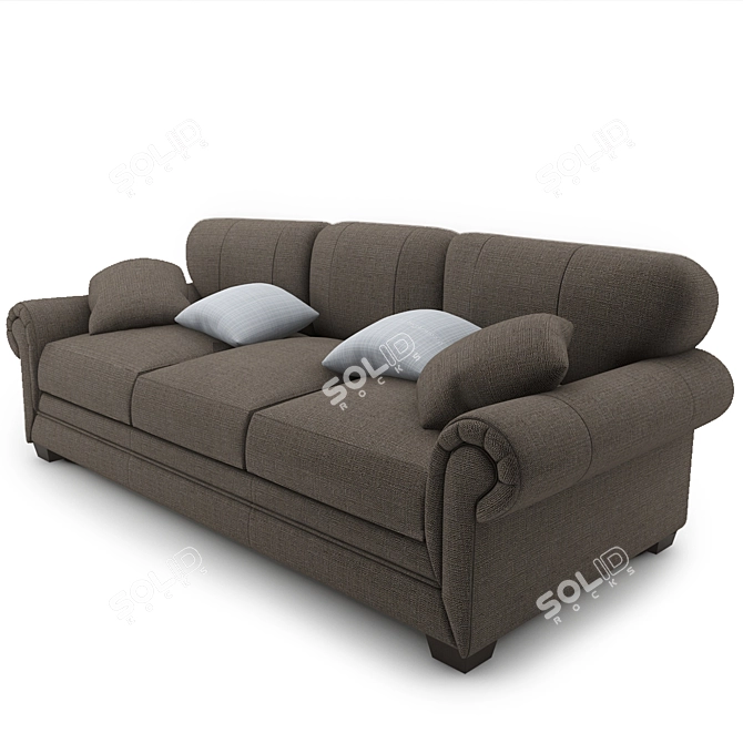 Leah 1435AL: Stylish and Comfortable Sofa 3D model image 2