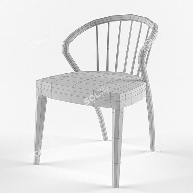 YAMANAMI Snow Peaks Chair 3D model image 3