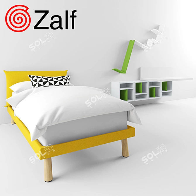 Zalf Kids Bed 3D model image 1