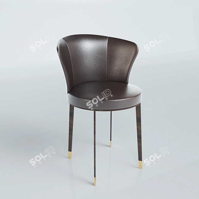 Elevate Your Space: Giorgetti Ode Chair 3D model image 2