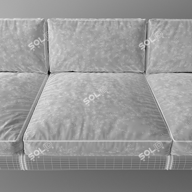 Contemporary Standard Felix Sofa 3D model image 2