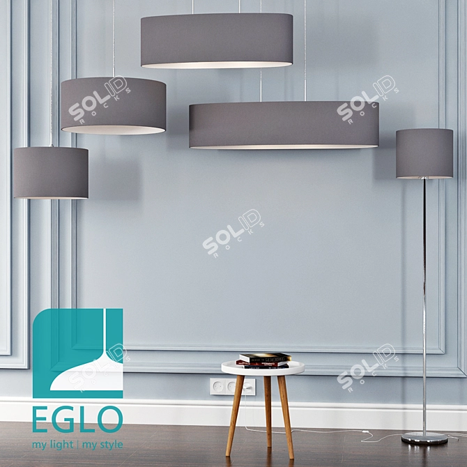 Elegant EGLO PASTERI Lighting Set 3D model image 1