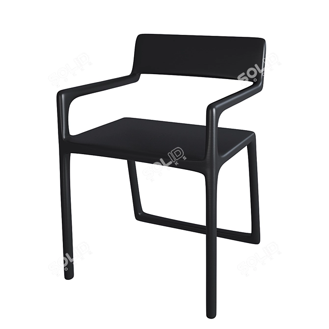 Sculpted Elegance: Krafta P-Chair 3D model image 3