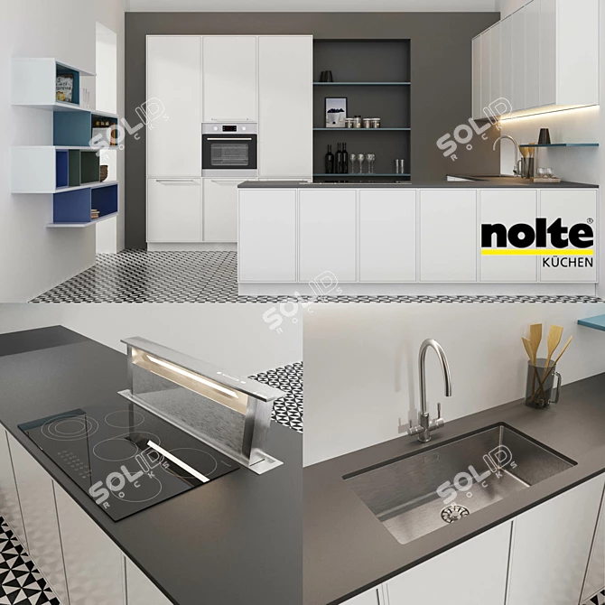 Nolte Kuchen Kitchen Set 3D model image 1