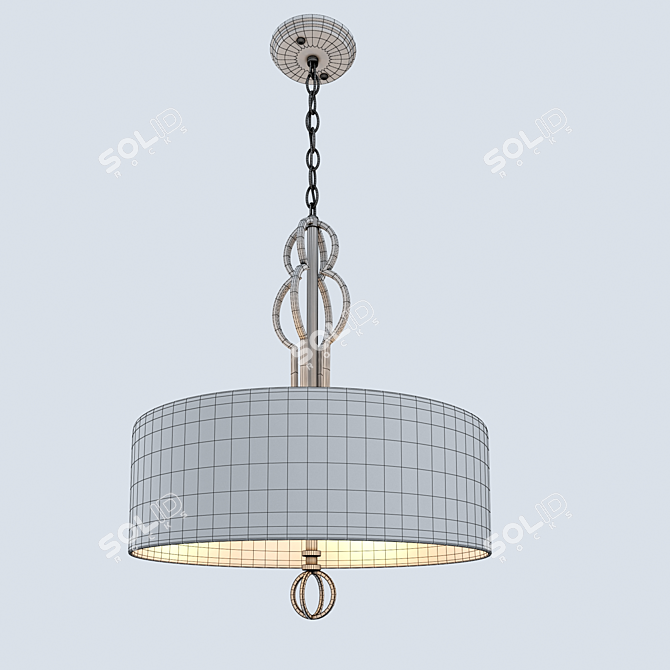 Elegant Moritz Chandelier 3D model image 2