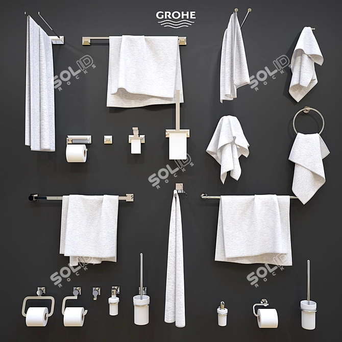 GROHE Accessories: Perfect for 3D Renderings 3D model image 1