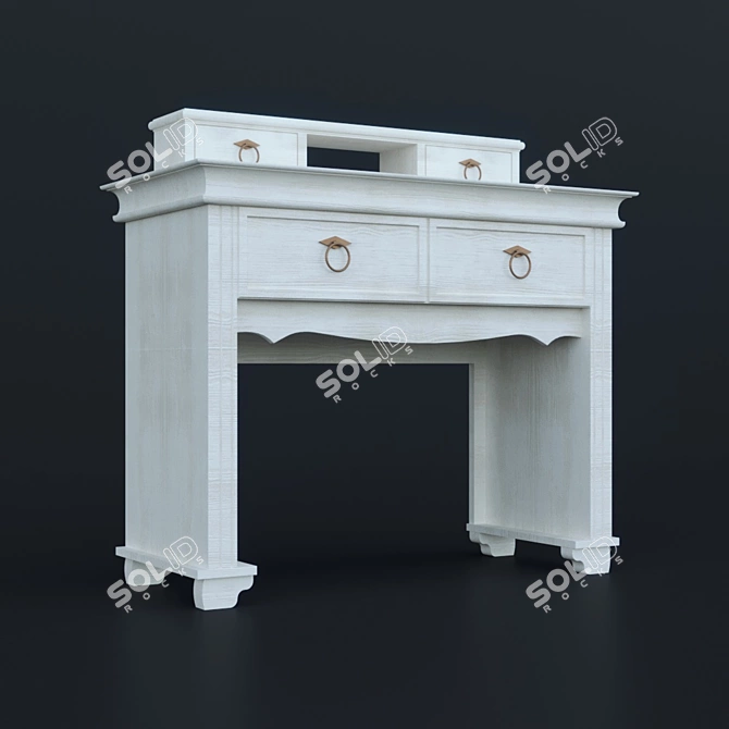 Amelie Vanity Table - Hoff Store 3D model image 1