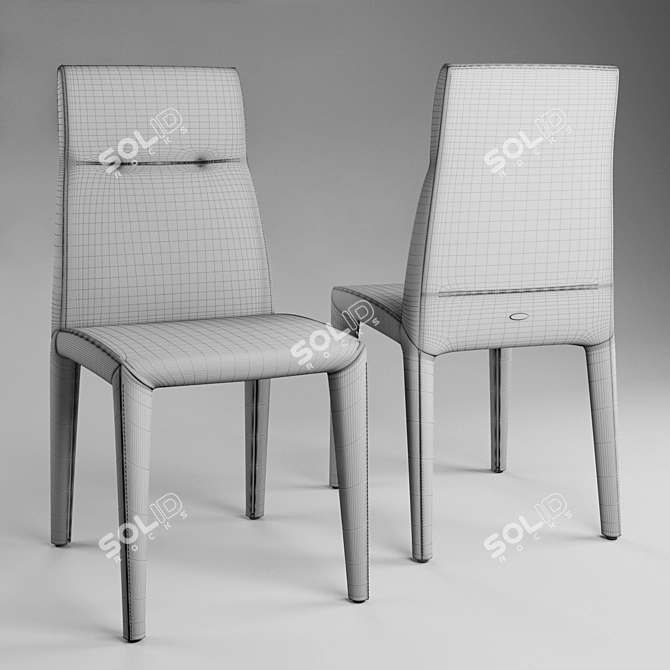 Agatha Flex Chair by Cattelan Italia 3D model image 3