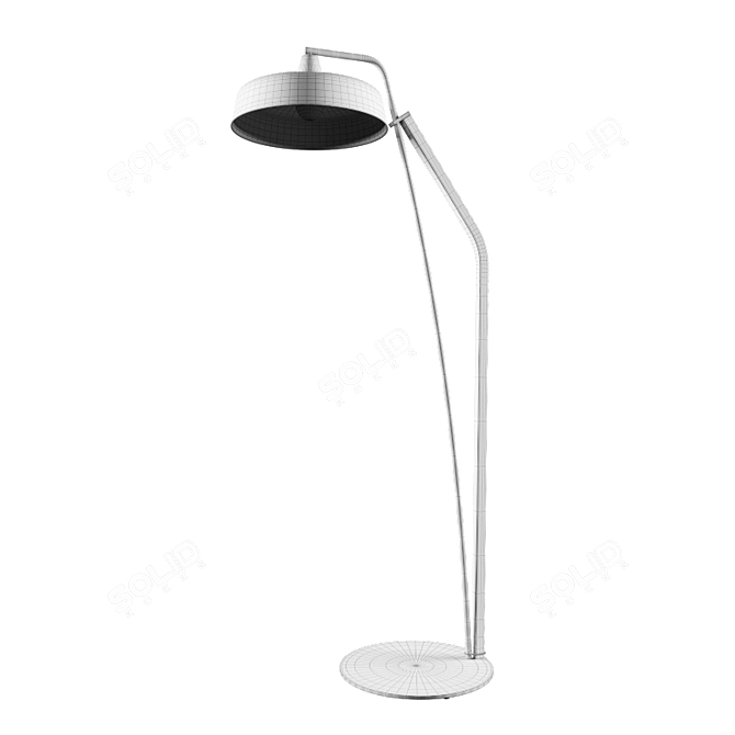 Sleek Spok Floor Lighting 3D model image 3