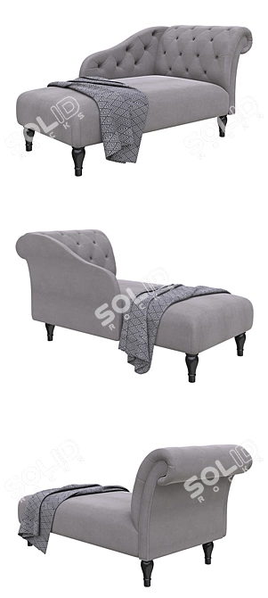 Elegant Marquess Couch 3D model image 2